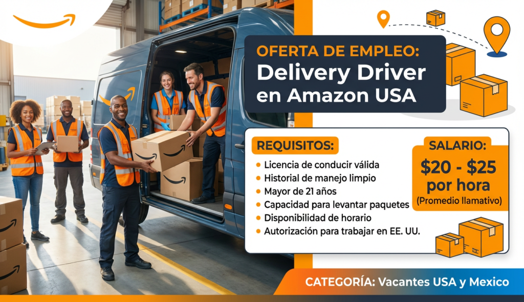 Delivery Driver en Amazon USA